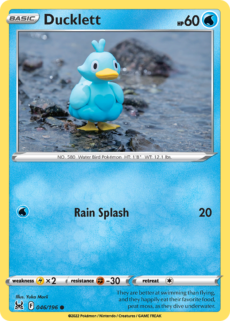 Ducklett — illustrated card