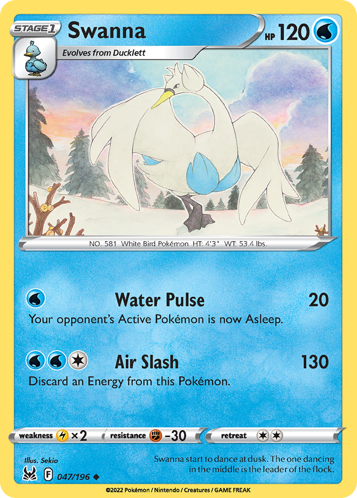 Swanna — illustrated card