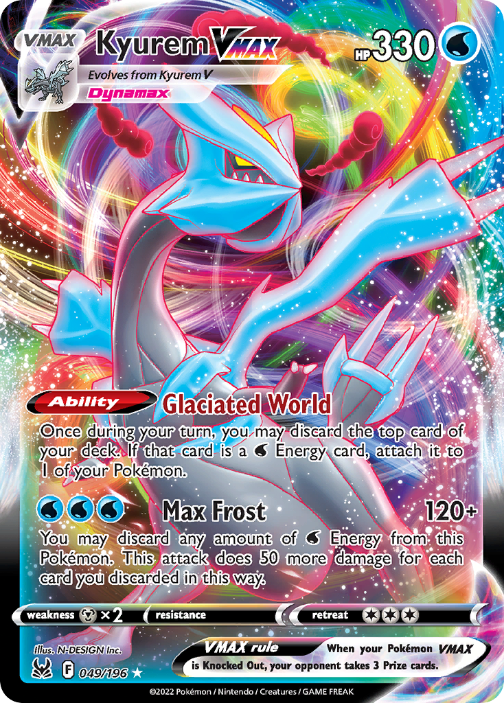 Kyurem VMAX — illustrated card