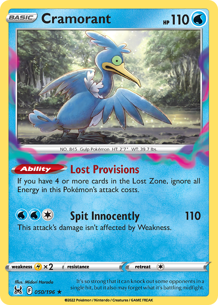 Cramorant — illustrated card
