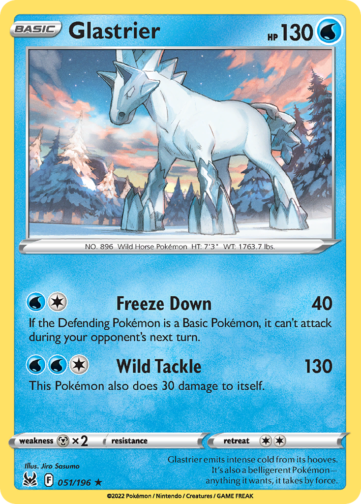 Glastrier — illustrated card