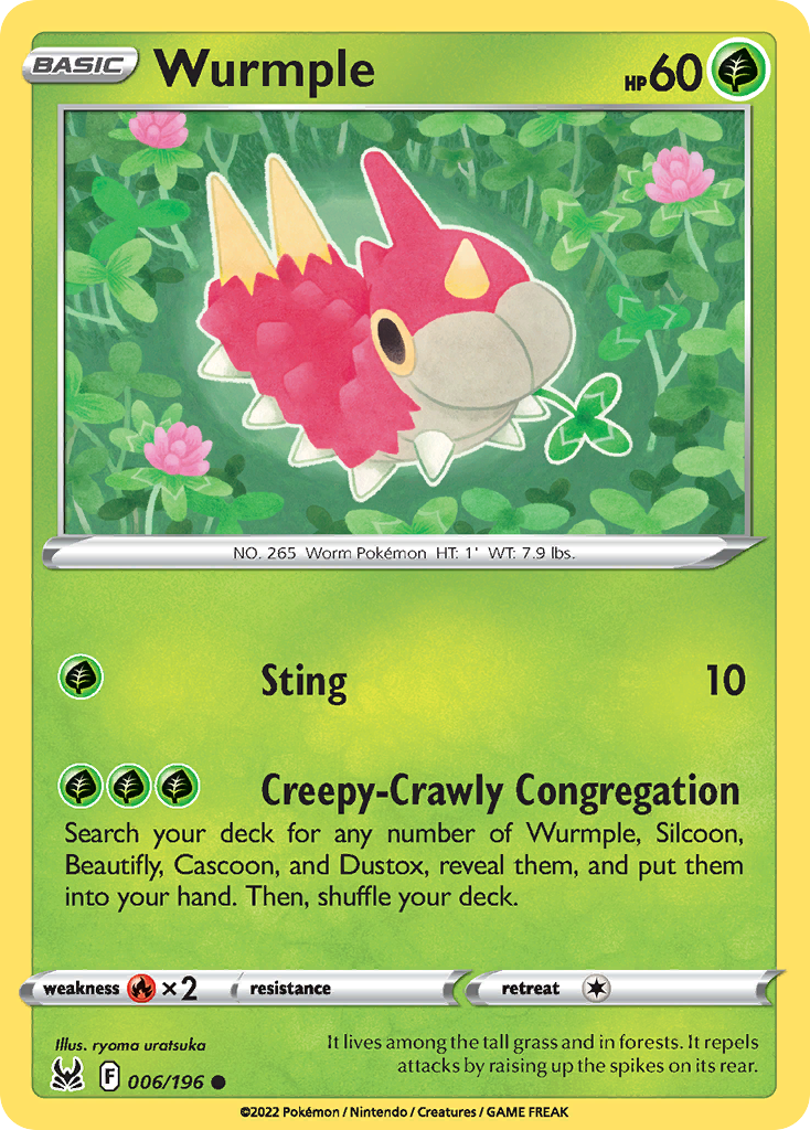Wurmple — illustrated card