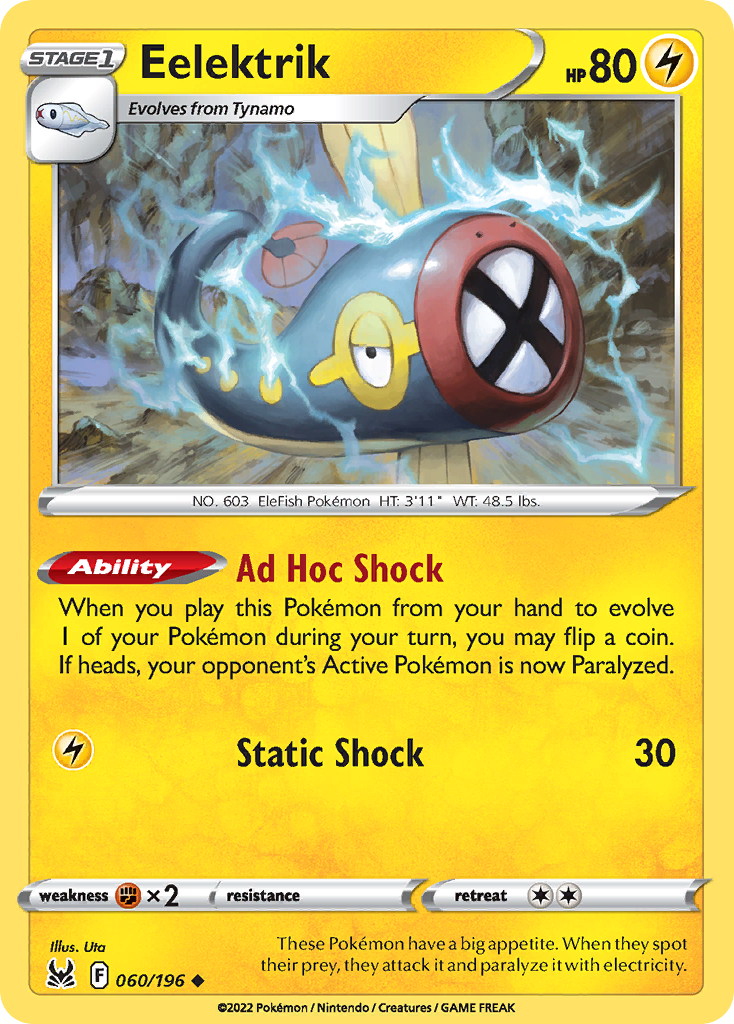 Eelektrik — illustrated card