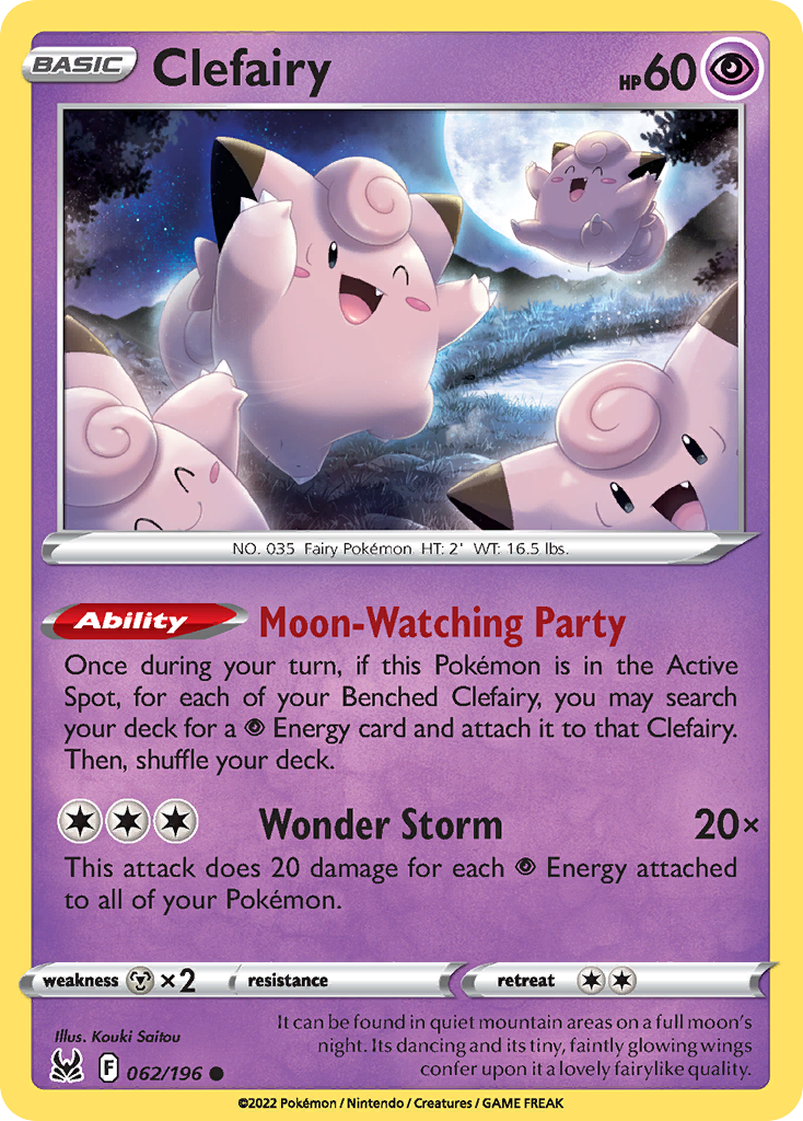 Clefairy — illustrated card