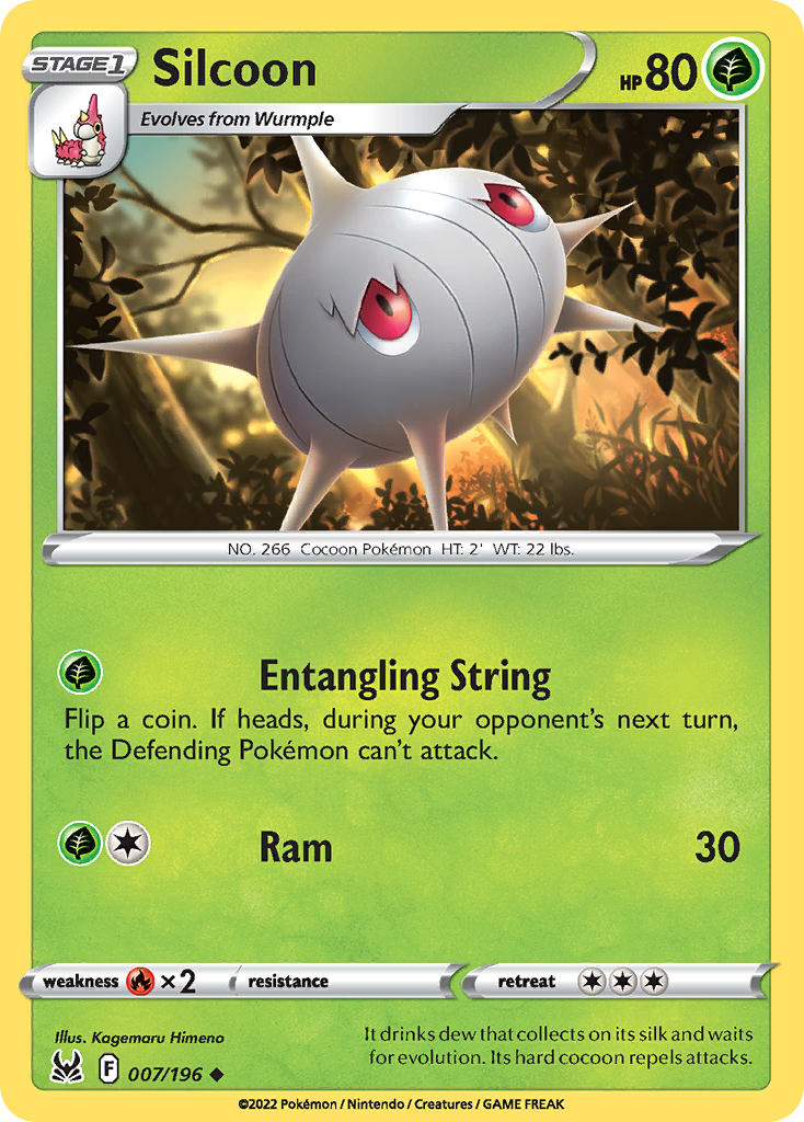 Silcoon — illustrated card