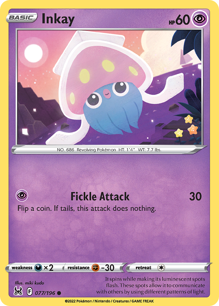 Inkay — illustrated card