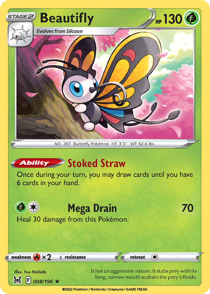 Beautifly — illustrated card