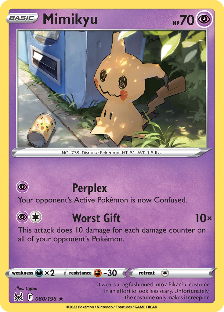 Mimikyu — illustrated card