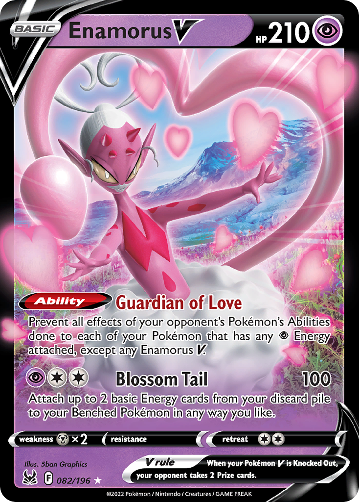 Enamorus V — illustrated card