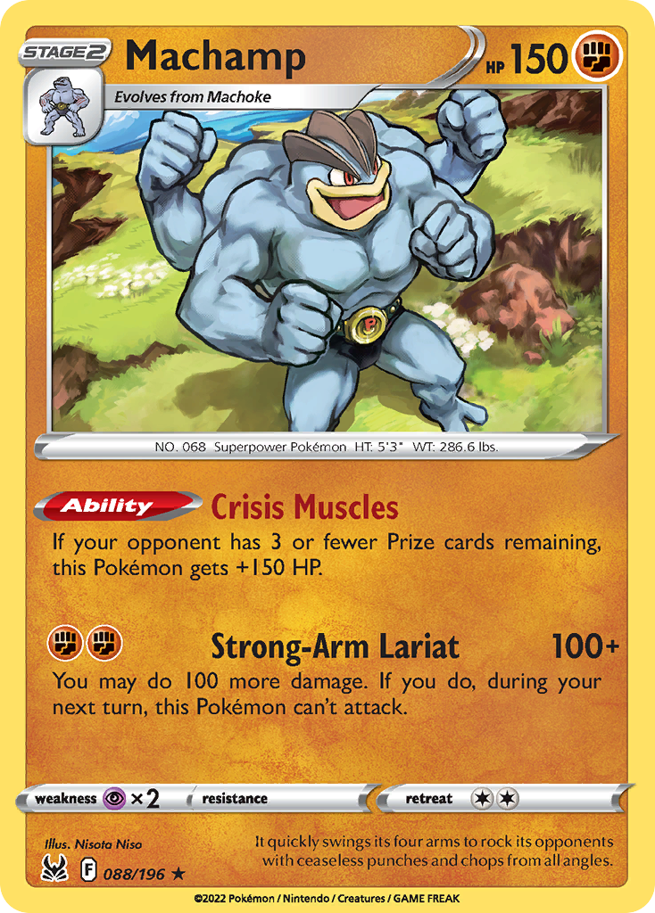 Machamp — illustrated card