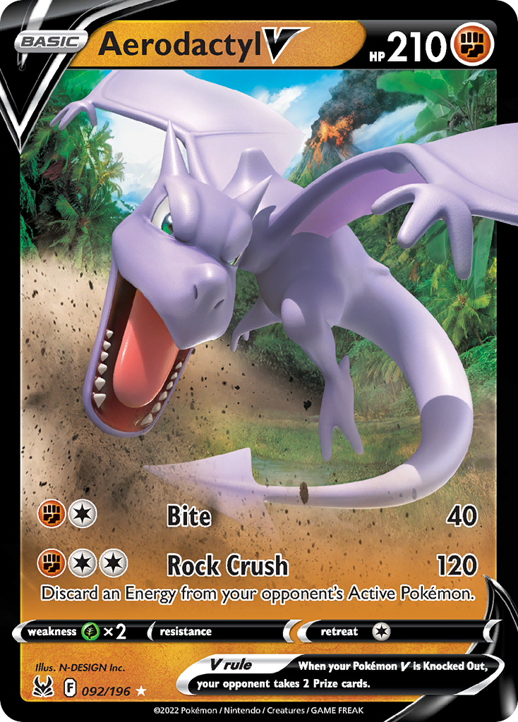 Aerodactyl V — illustrated card