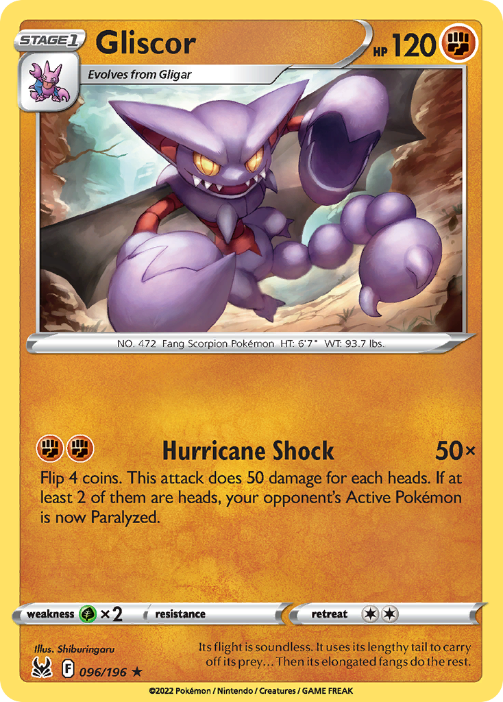 Gliscor — illustrated card