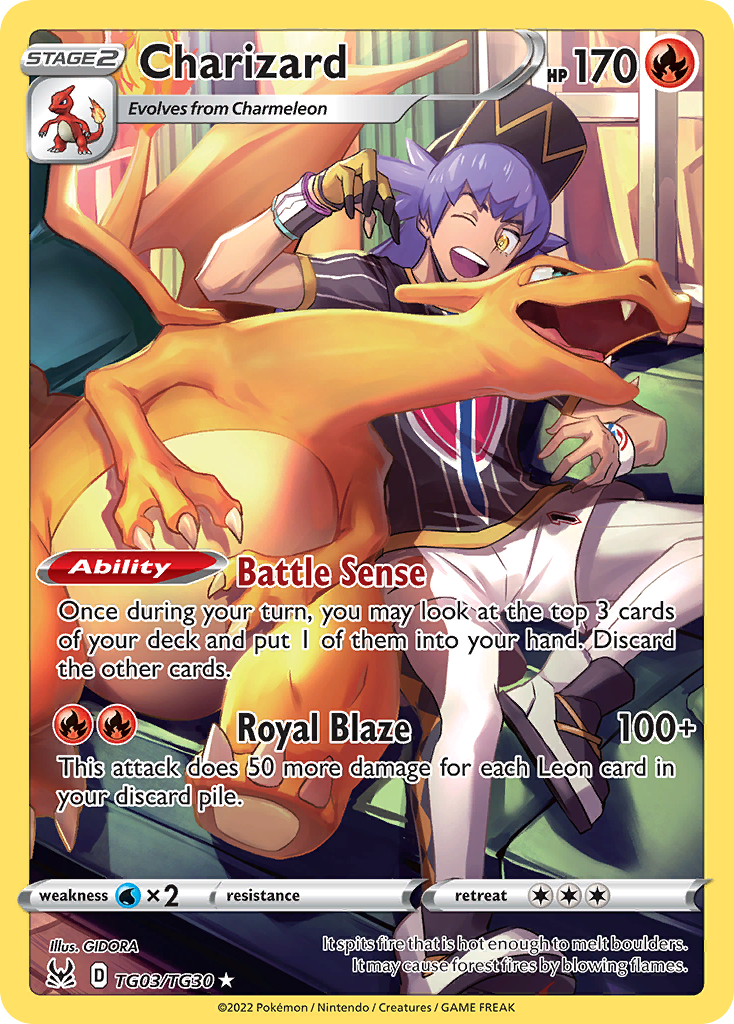 Charizard — illustrated card