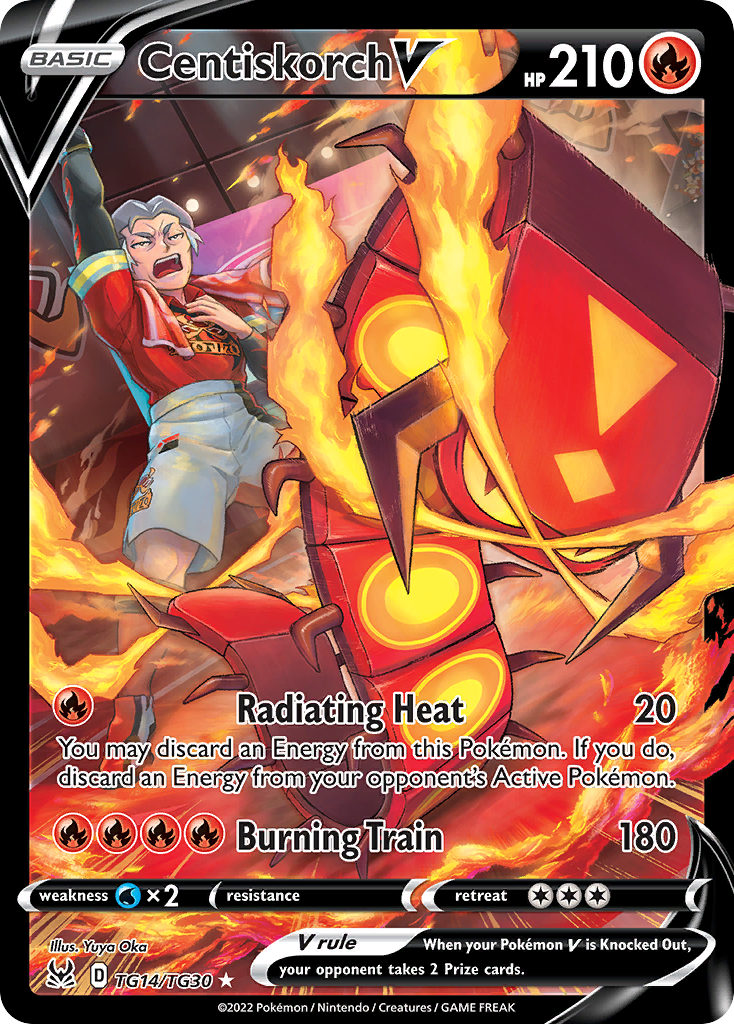 Centiskorch V — illustrated card