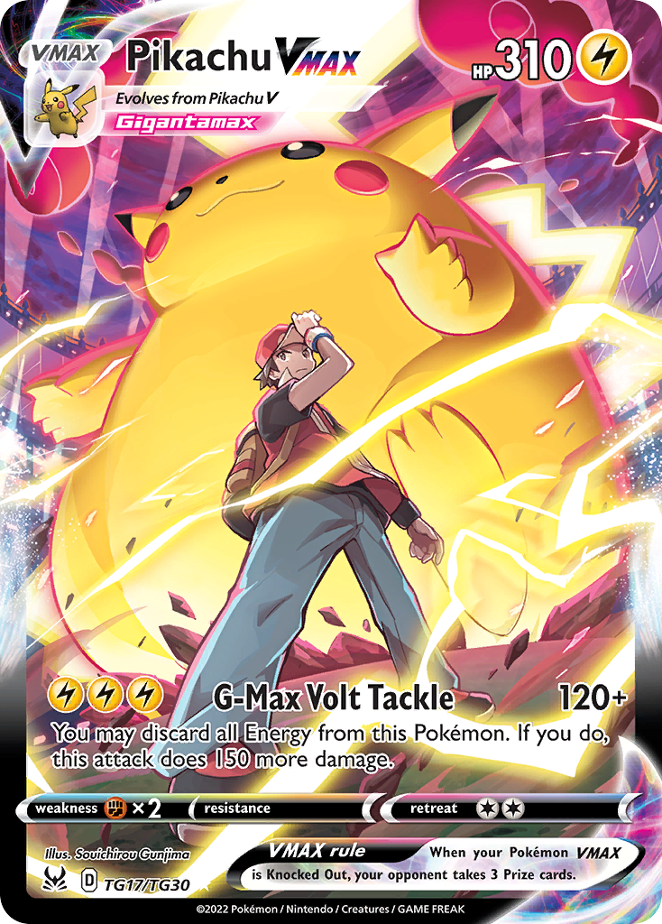 Pikachu VMAX — illustrated card