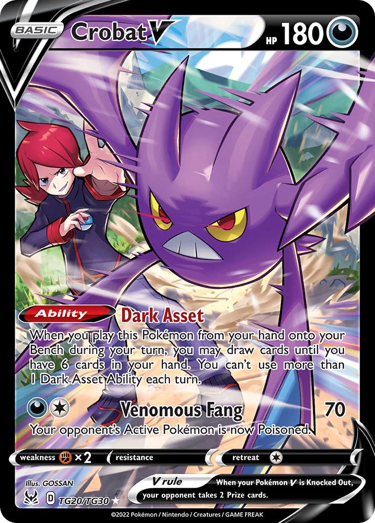Crobat V — illustrated card