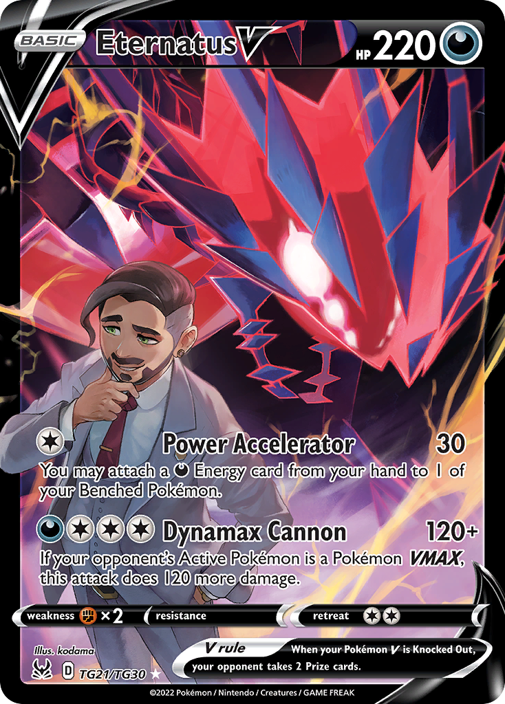 Eternatus V — illustrated card