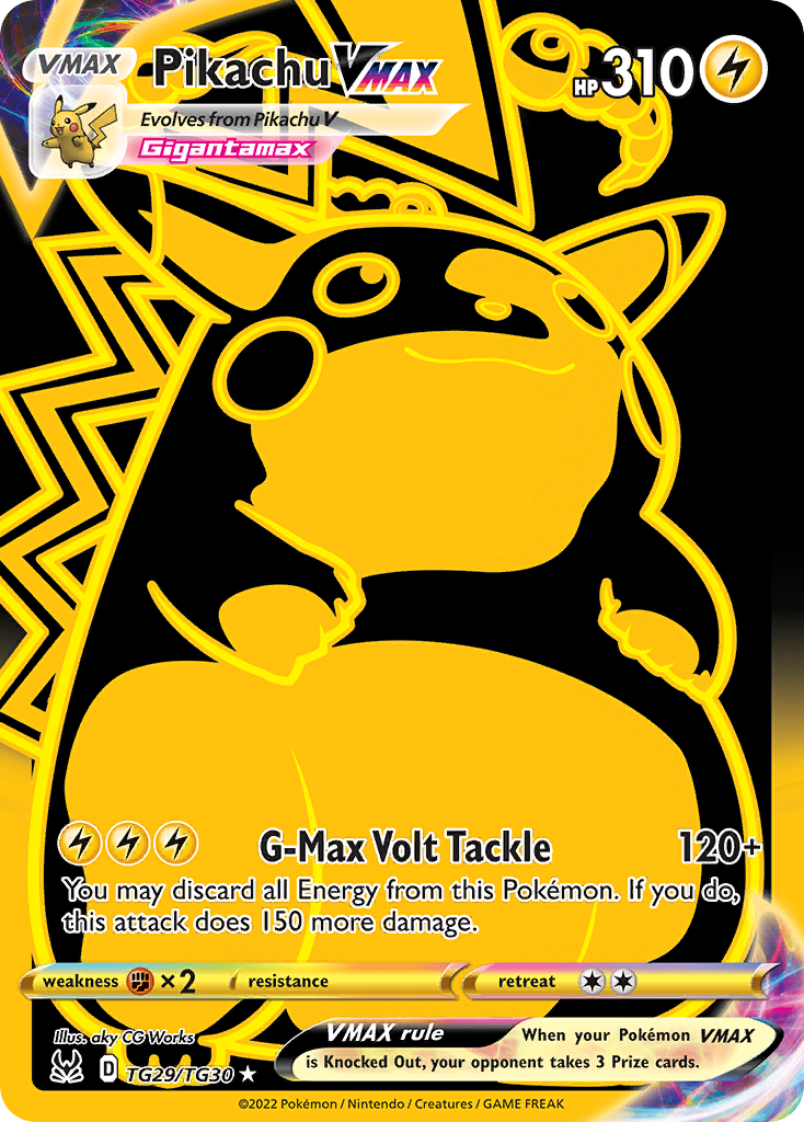 Pikachu VMAX — illustrated card