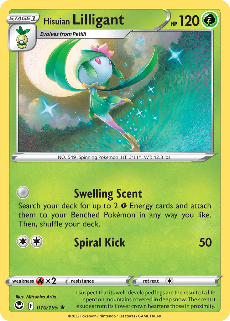 Hisuian Lilligant — illustrated card
