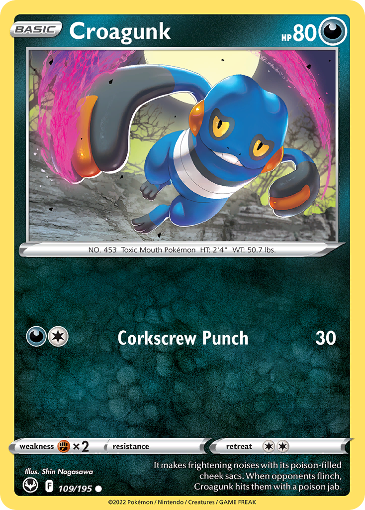Croagunk — illustrated card