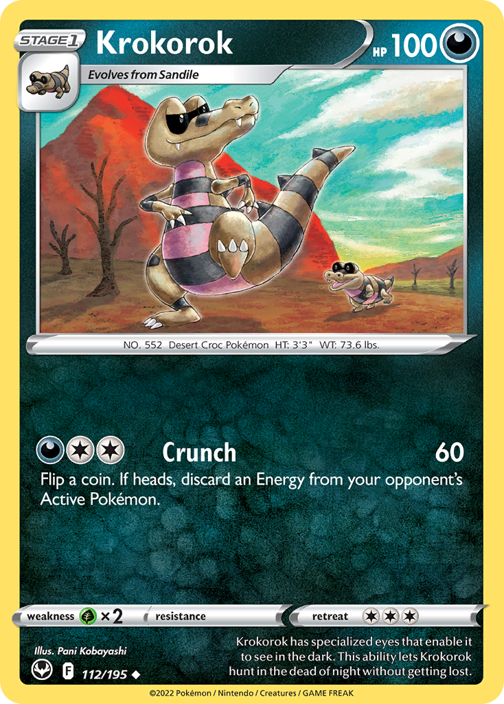 Krokorok — illustrated card