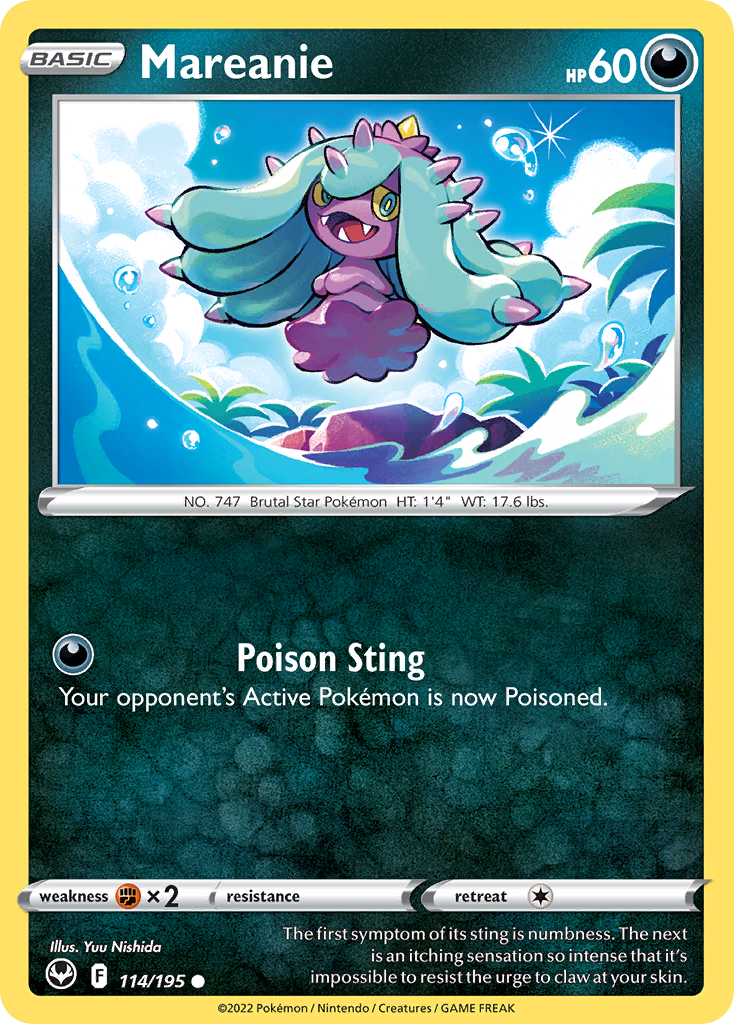 Mareanie — illustrated card