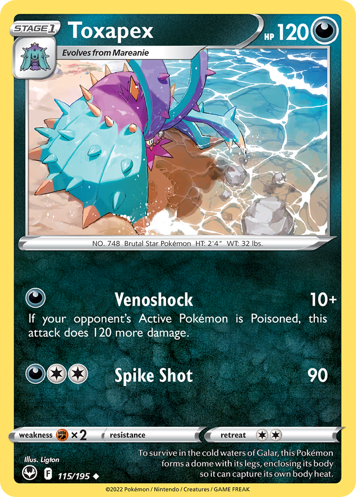 Toxapex — illustrated card
