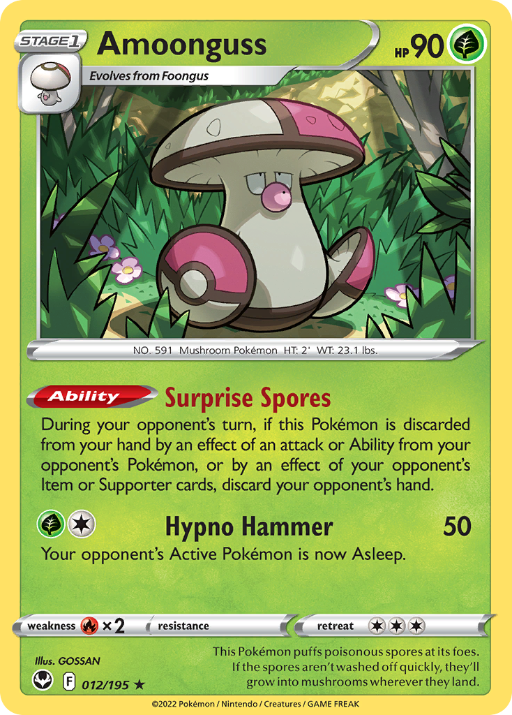 Amoonguss — illustrated card