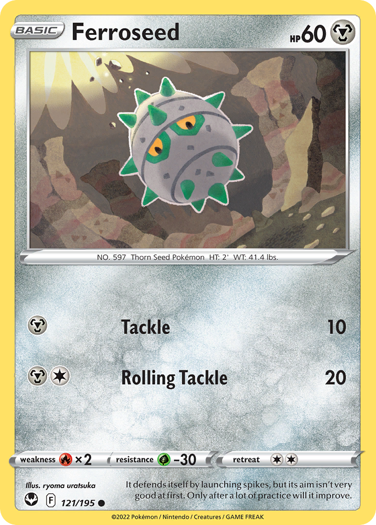 Ferroseed — illustrated card