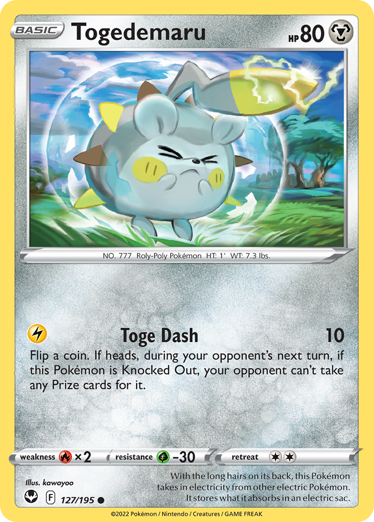 Togedemaru — illustrated card