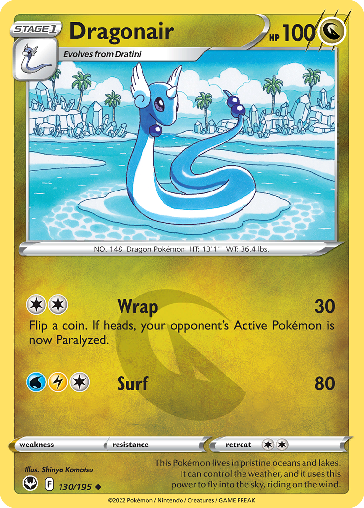 Dragonair — illustrated card