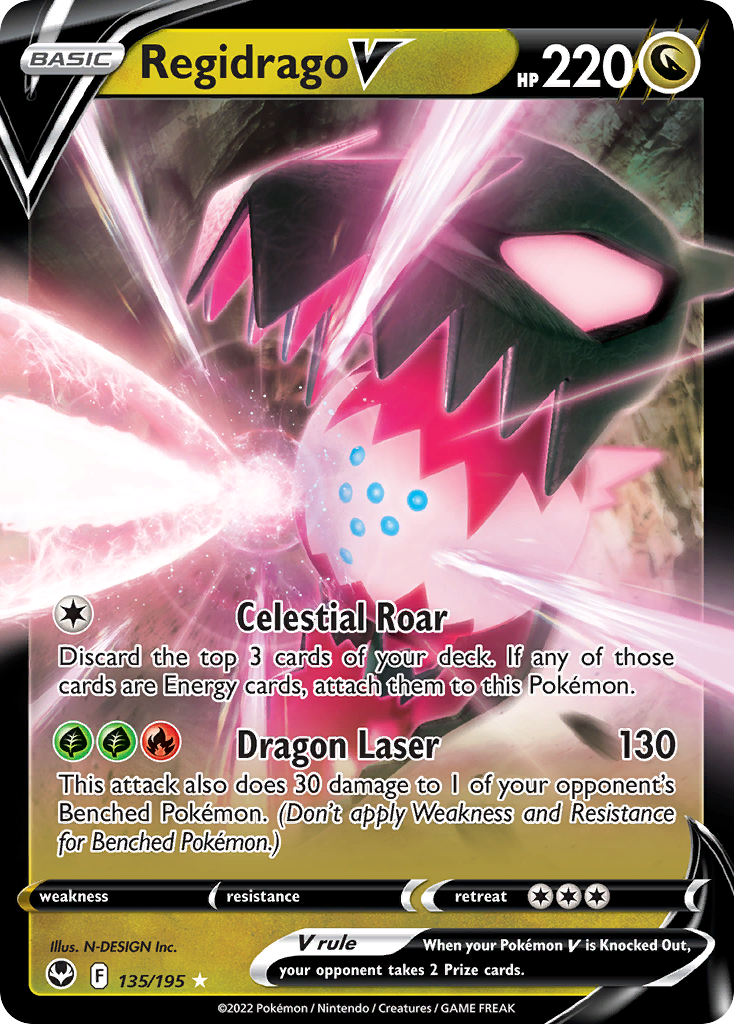Regidrago V — illustrated card