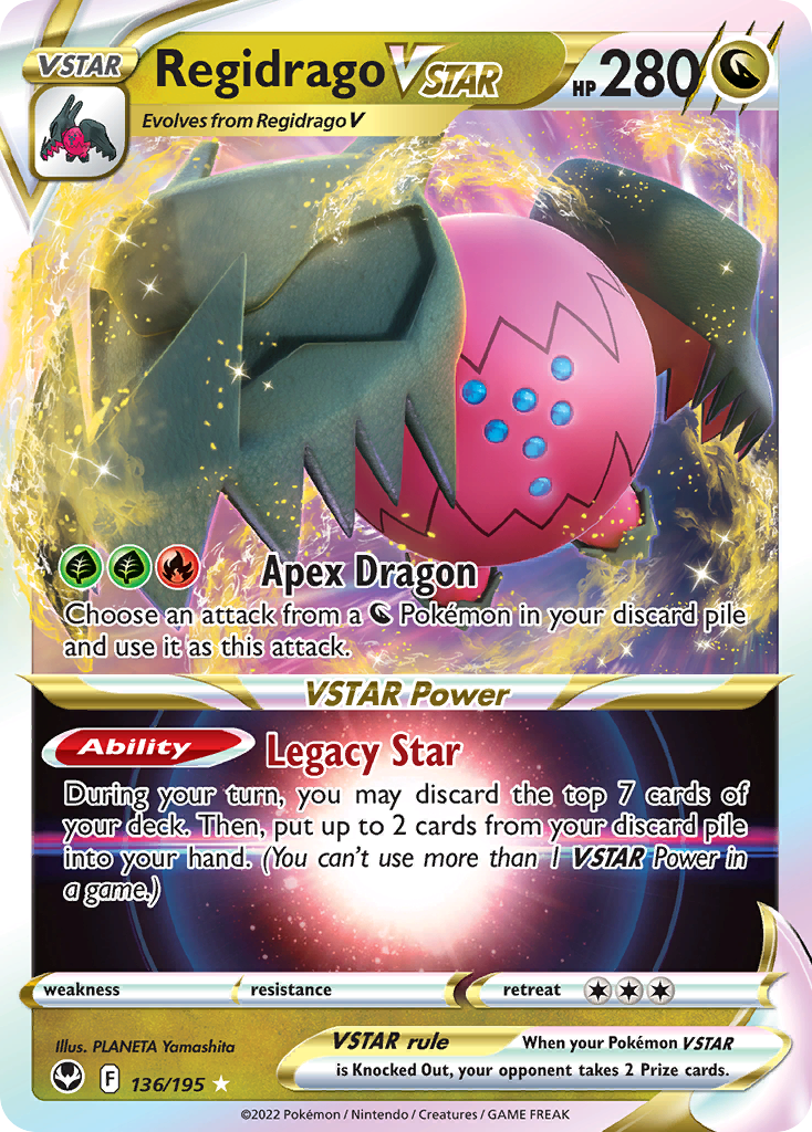 Regidrago VSTAR — illustrated card