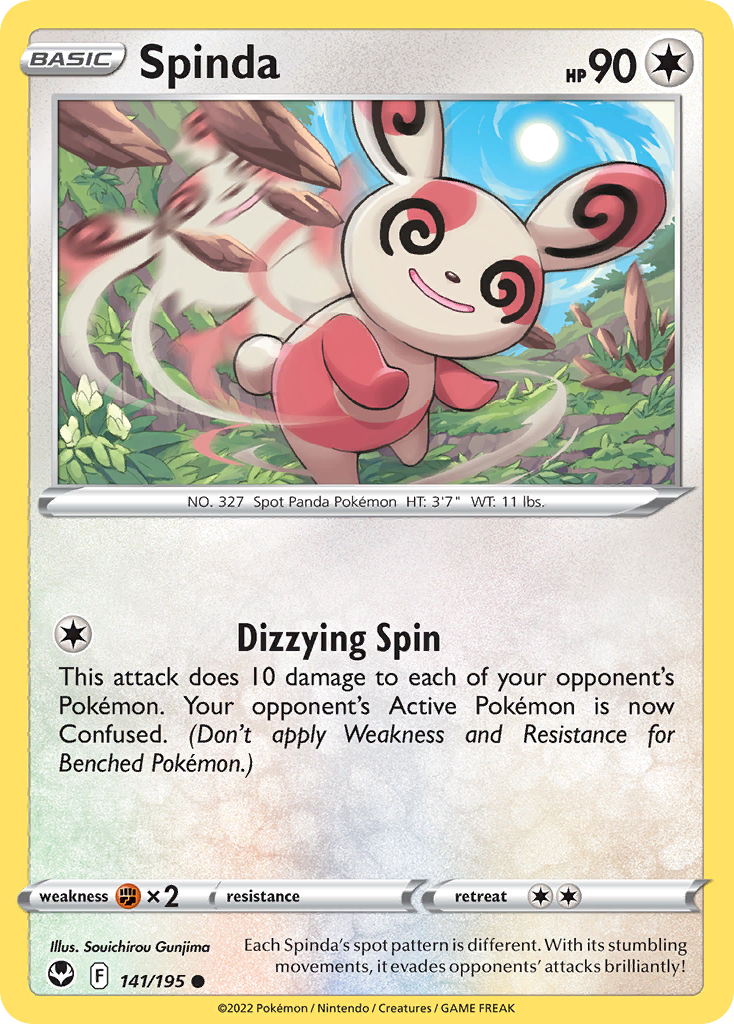 Spinda — illustrated card