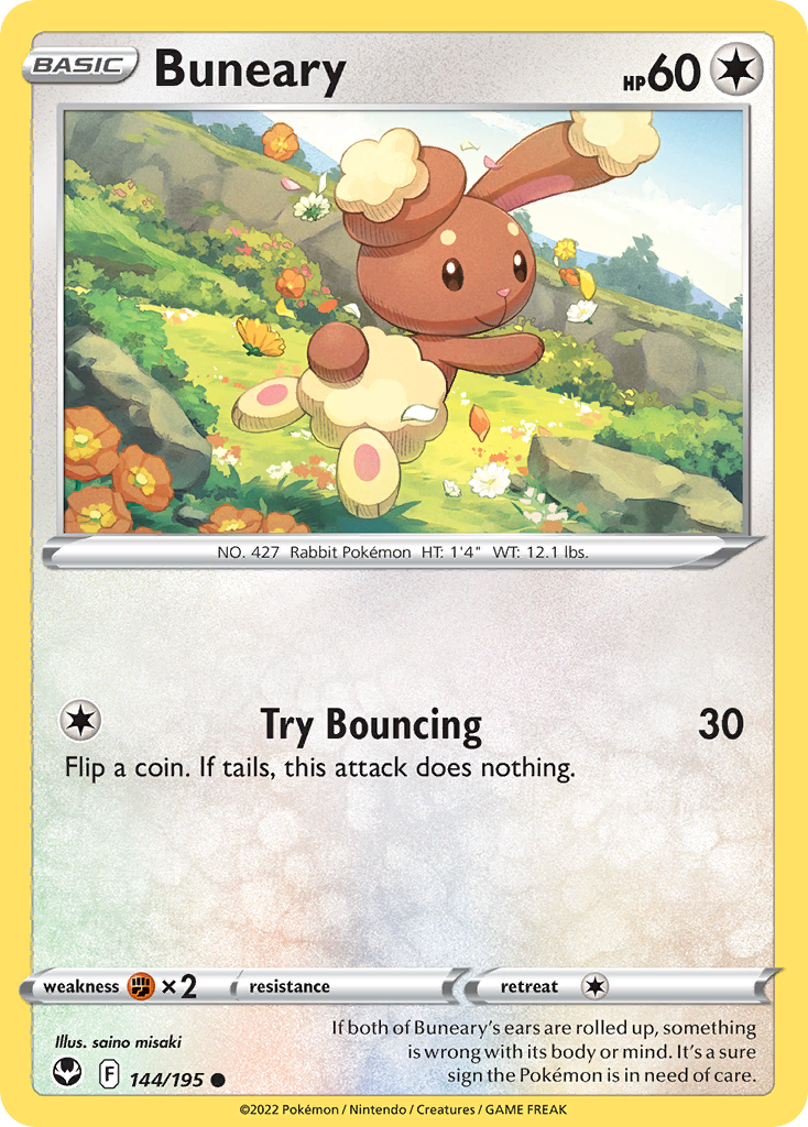 Buneary — illustrated card