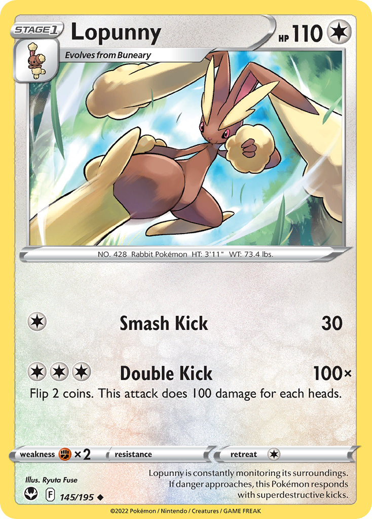 Lopunny — illustrated card