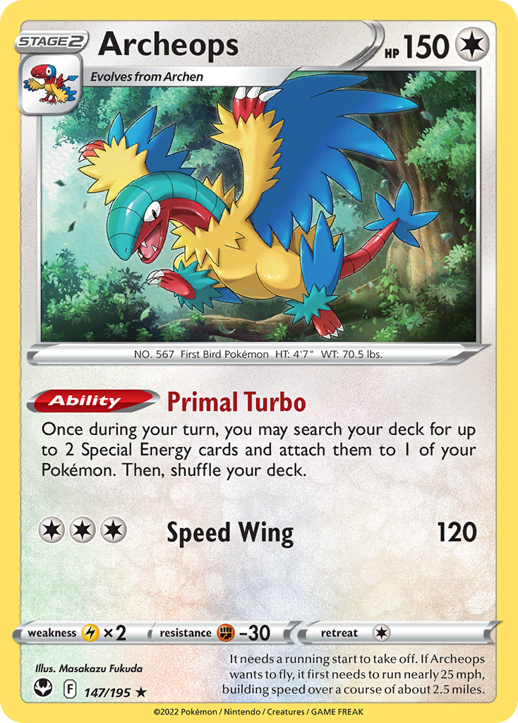 Archeops — illustrated card