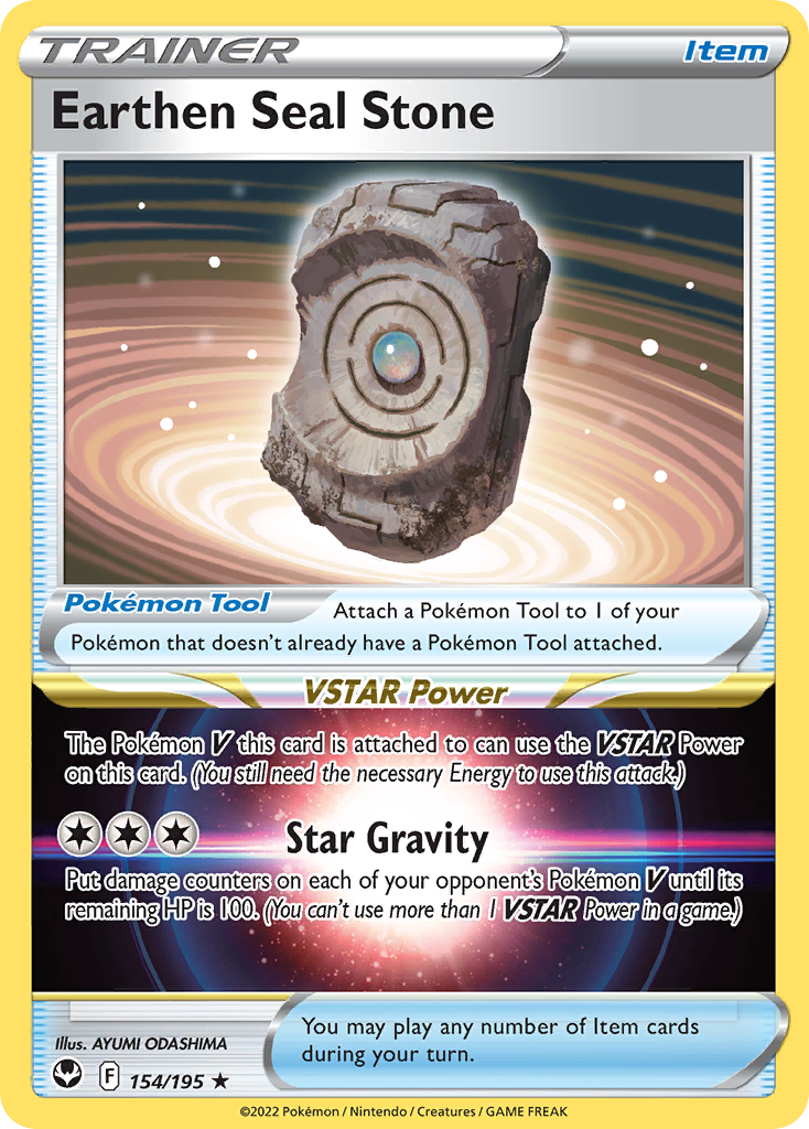 Earthen Seal Stone — illustrated card