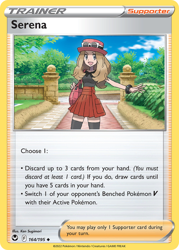 Serena — illustrated card
