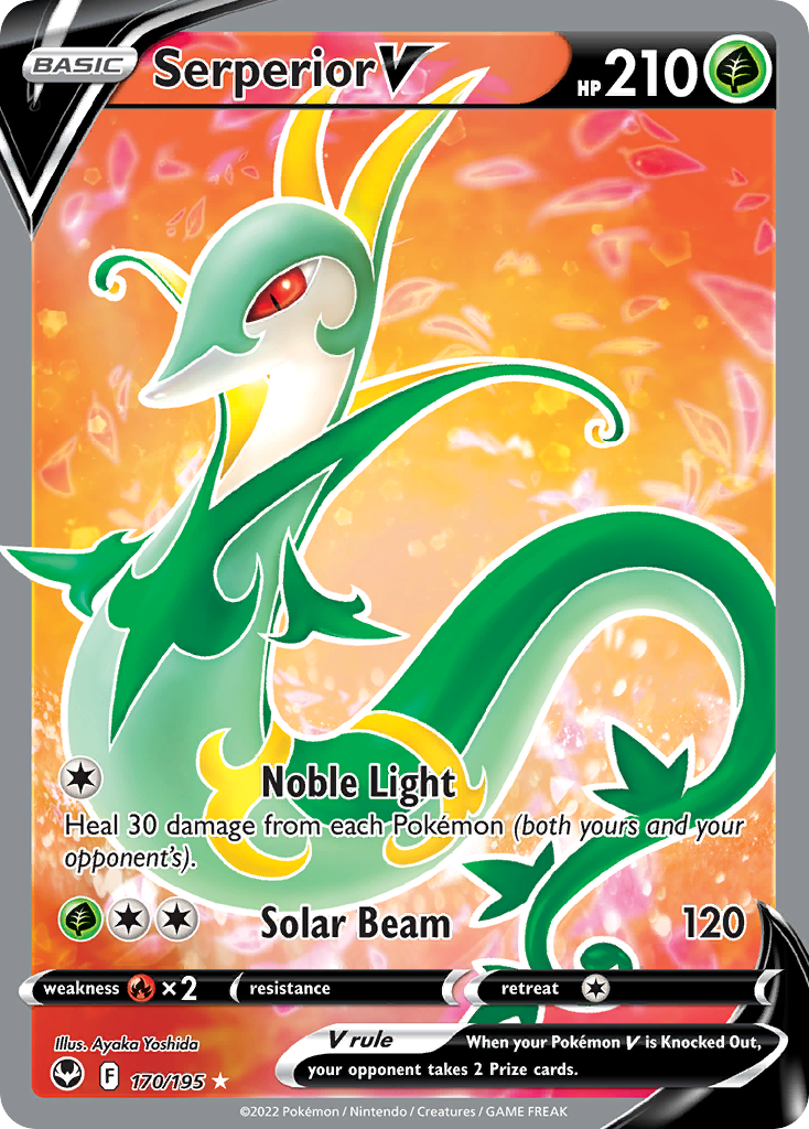 Serperior V — illustrated card