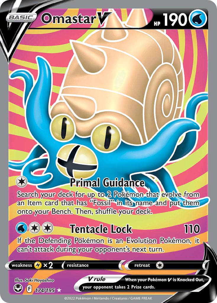 Omastar V — illustrated card