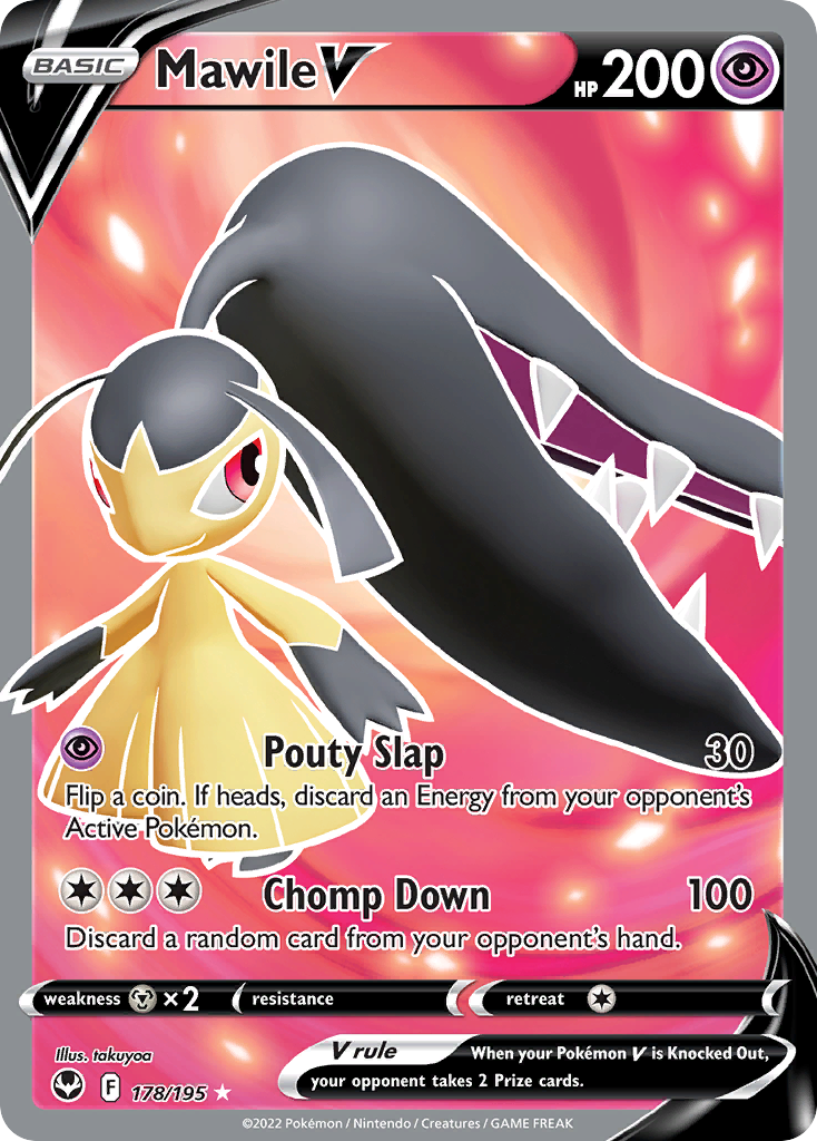 Mawile V — illustrated card