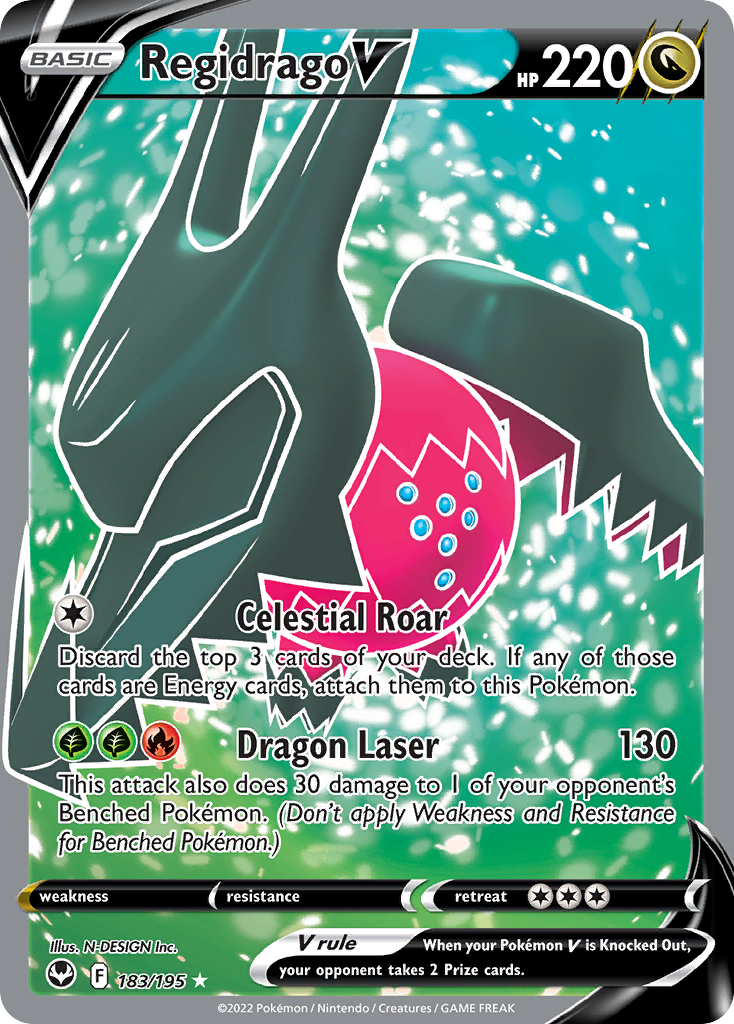 Regidrago V — illustrated card