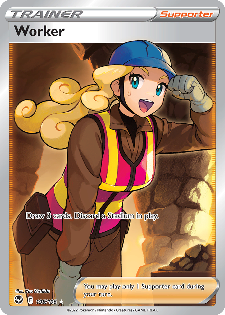 Worker — illustrated card