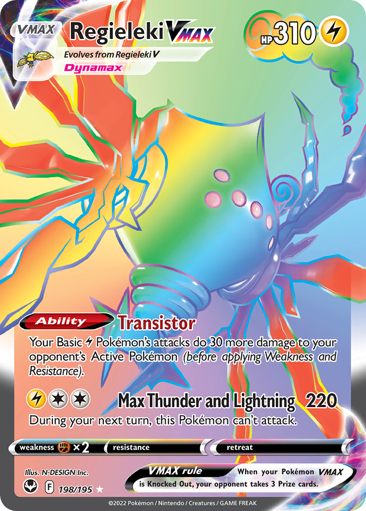 Regieleki VMAX — illustrated card