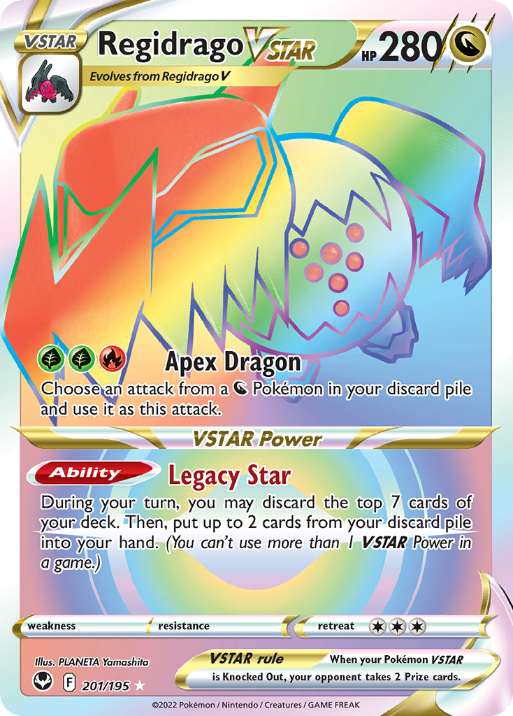 Regidrago VSTAR — illustrated card