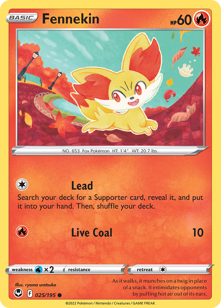 Fennekin — illustrated card
