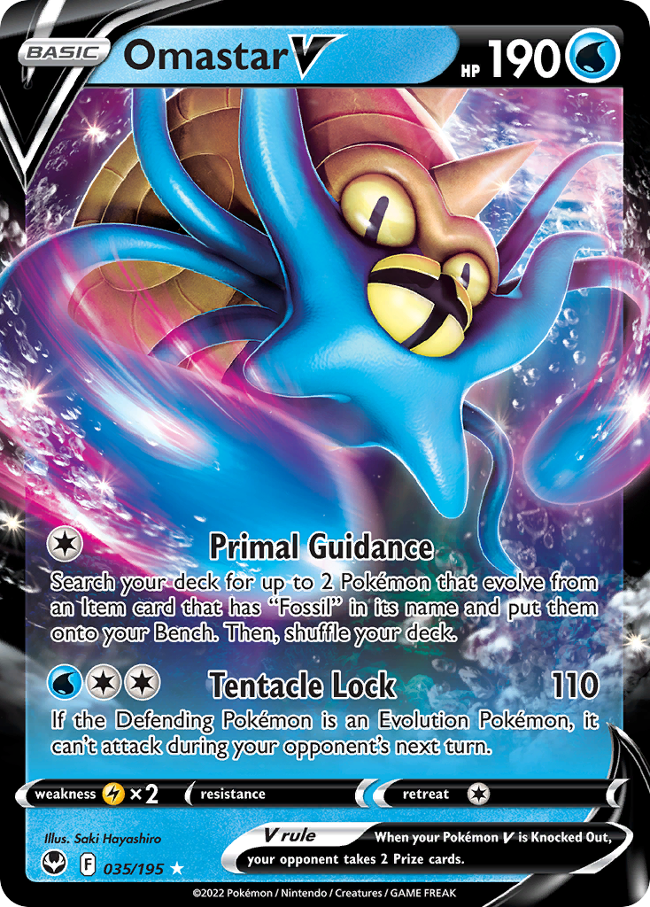 Omastar V — illustrated card