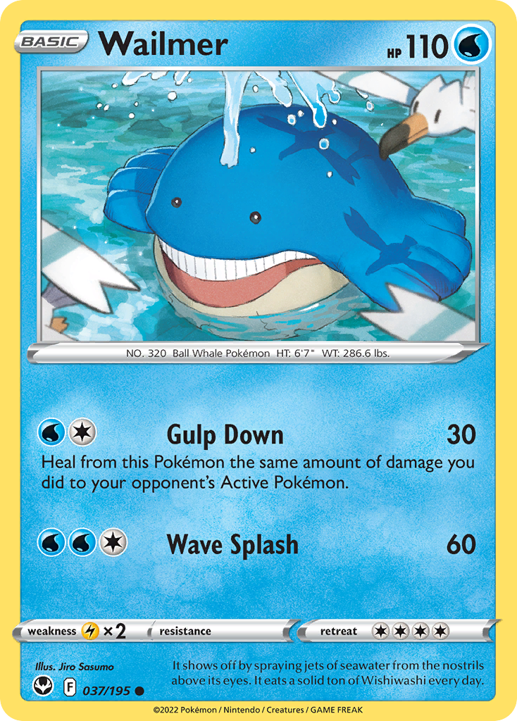 Wailmer — illustrated card