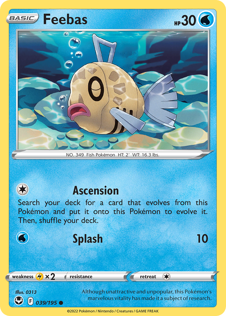 Feebas — illustrated card